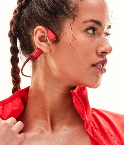Bluetooth-наушники с микрофоном AfterShokz Aeropex AS800 (Solar Red) купить в интернет-магазине icover
