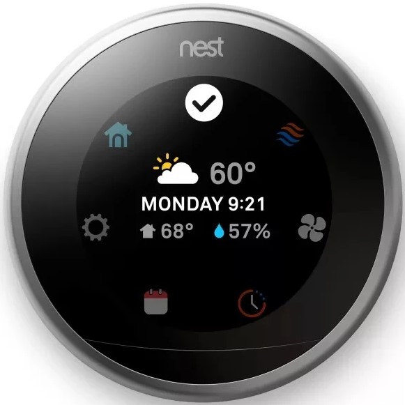 Беспроводной термостат Nest Pro Learning Thermostat 3.0 (Silver) купить в интернет-магазине icover