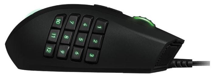 Razer Naga 2014 Left Hand (RZ01-01050100-R3M1) - проводная мышь для левшей (Black) купить в интернет-магазине icover