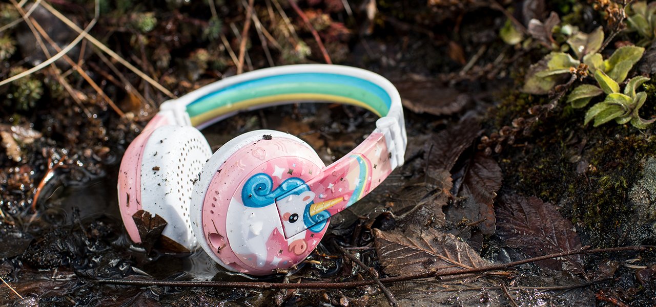 Детские Bluetooth-наушники с микрофоном BuddyPhones Wave (Unicorn) купить в интернет-магазине icover