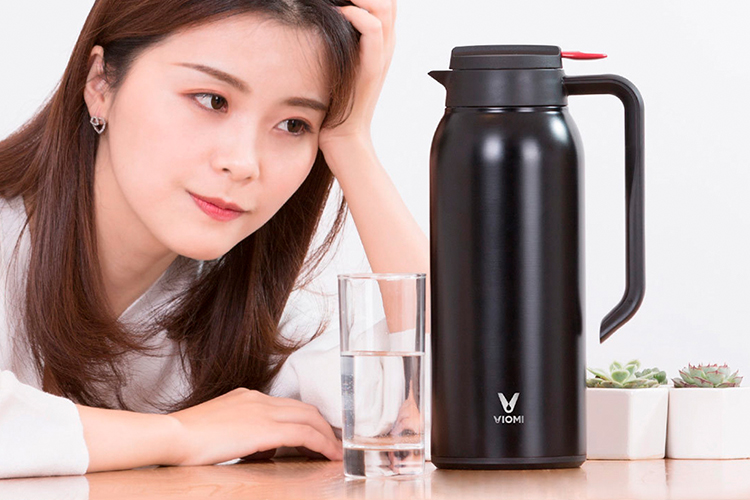 Термос Xiaomi Viomi Stainless Vacuum Cup 1500 ml (Black) купить в интернет-магазине icover