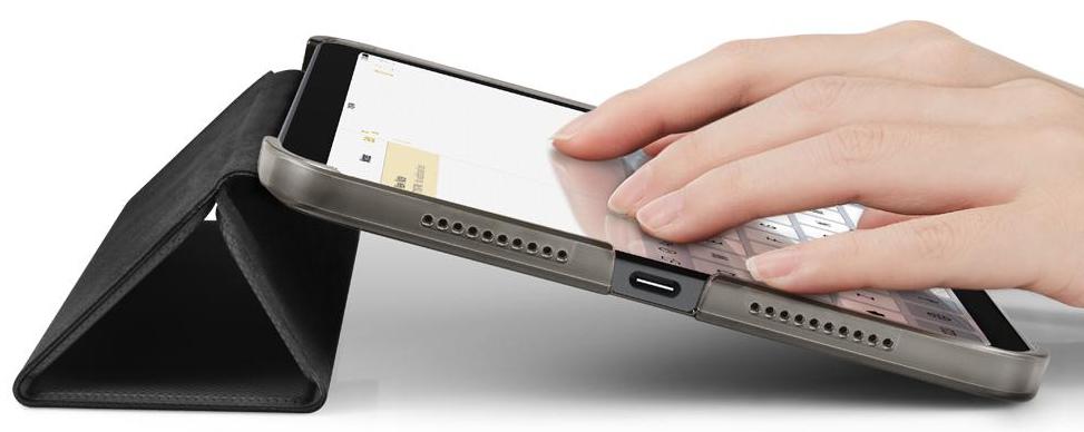 Чехол Spigen Liquid Air Folio (ACS03762) для iPad mini 6 (Black) купить в интернет-магазине icover