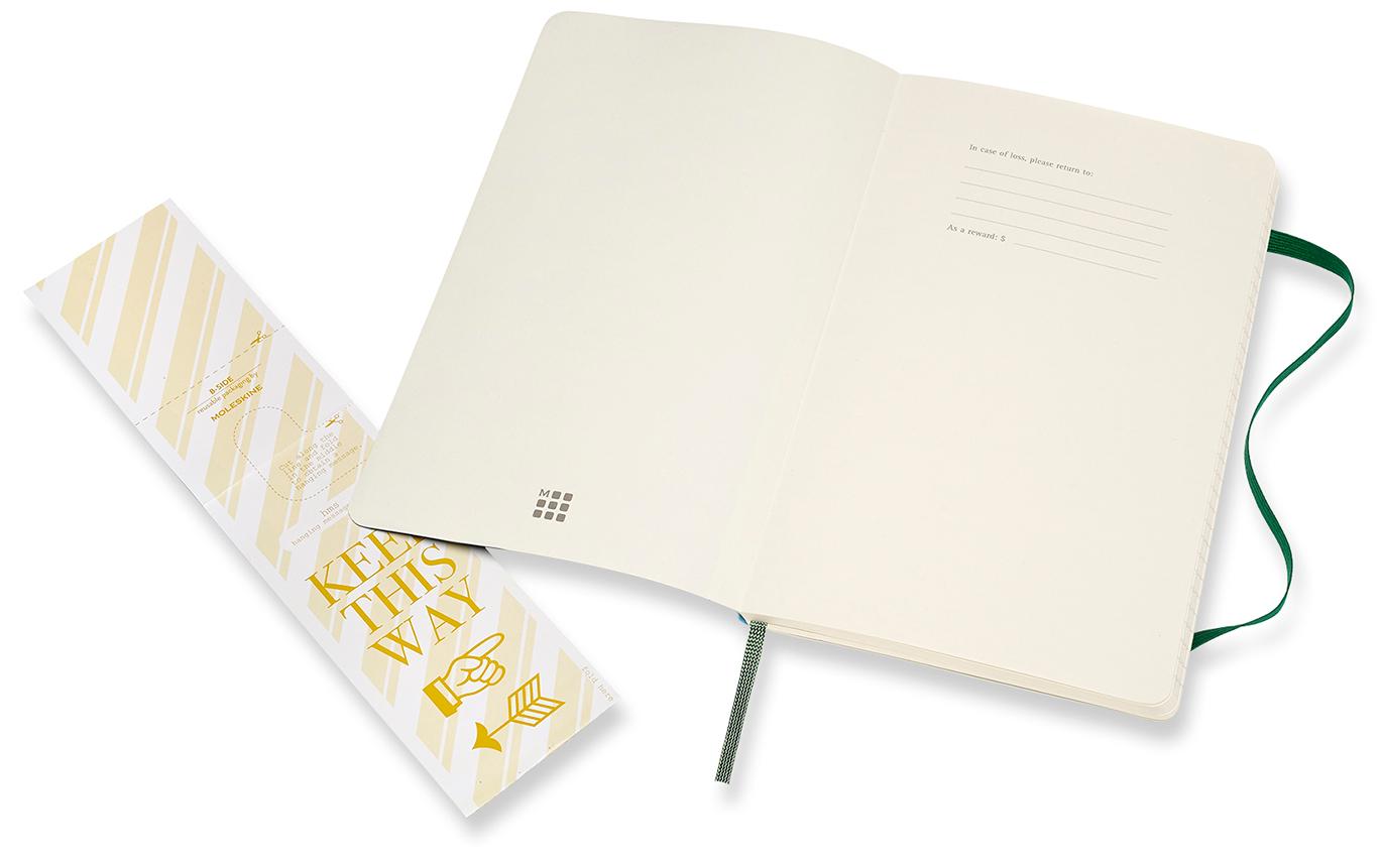 Блокнот 192 листов Moleskine (Green) купить в интернет-магазине icover