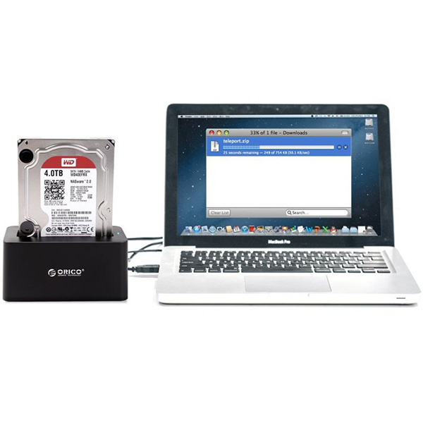 Orico 6619SUS3-BK - док-станция для HDD (Black) купить в интернет-магазине icover