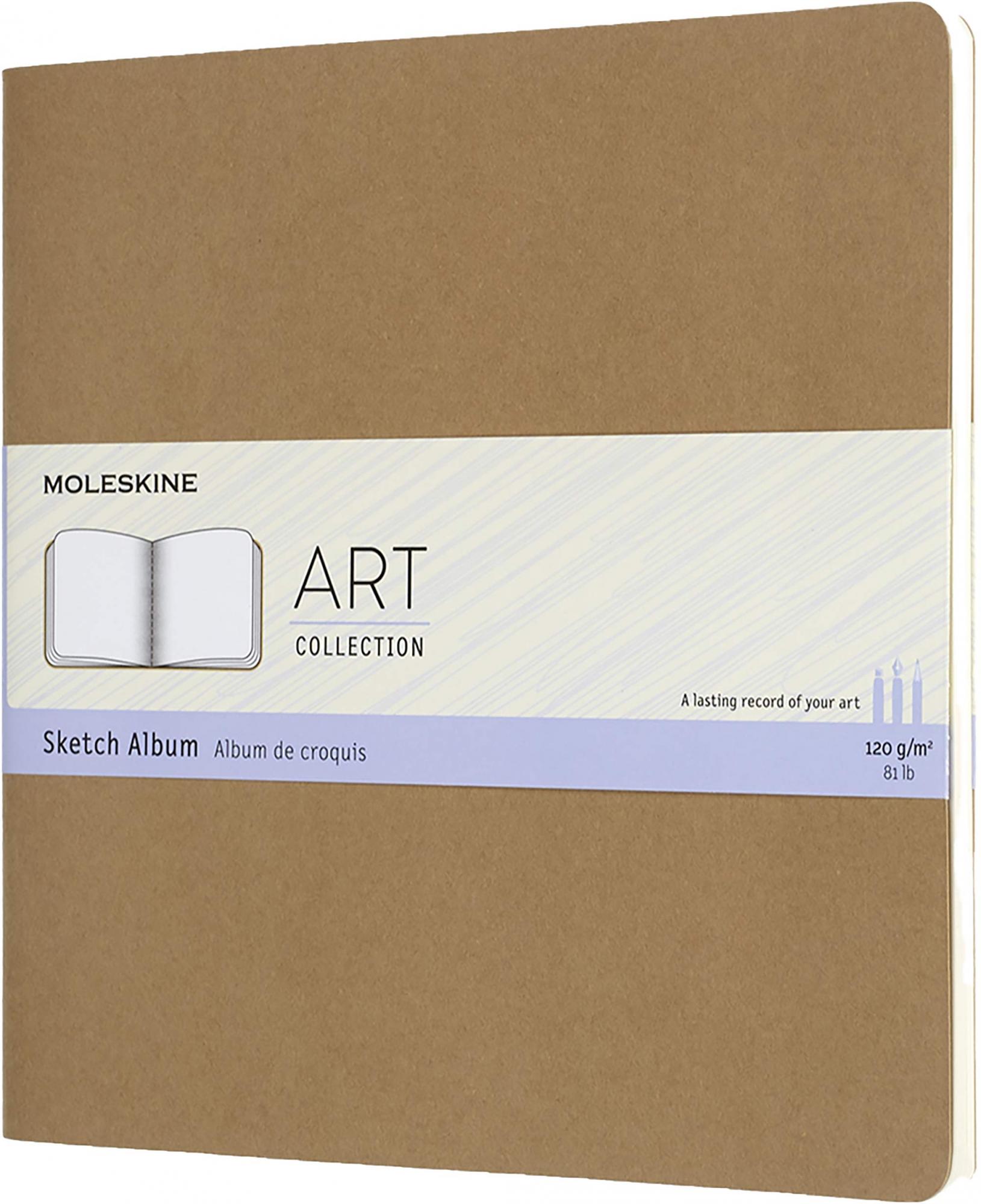 

Блокнот для рисования Moleskine Art Cahier Sketch XLarge (ARTSKA5P3) нелинованный (Biege)