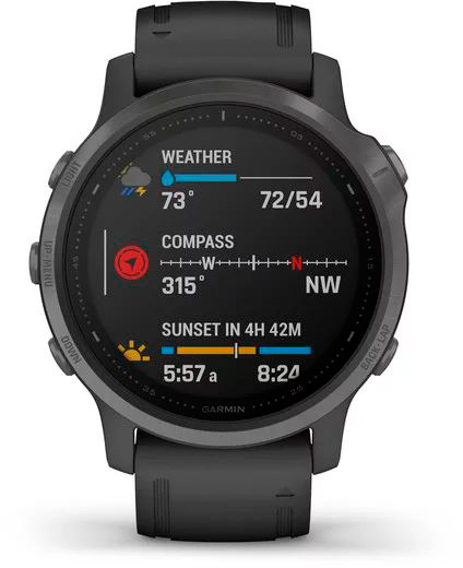 Спортивные часы Garmin Fenix 6S Sapphire 010-02159-25 (Carbon Grey/Black) купить в интернет-магазине icover