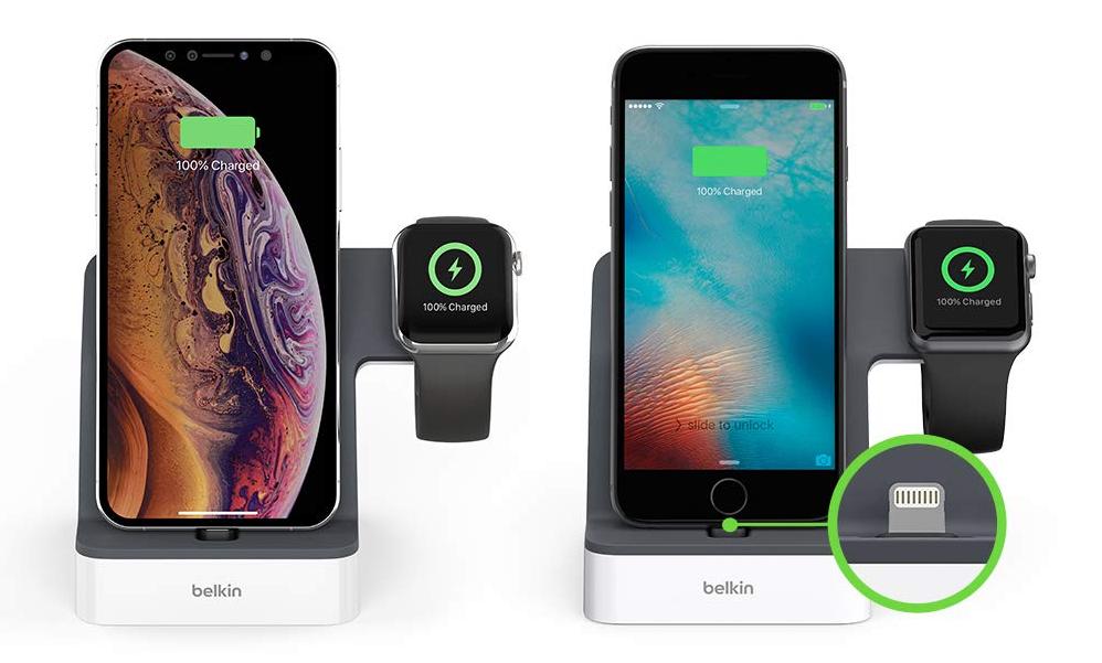 Зарядная станция Belkin PowerHouse (F8J237vfWHT) для iPhone и Apple Watch (White) купить в интернет-магазине icover