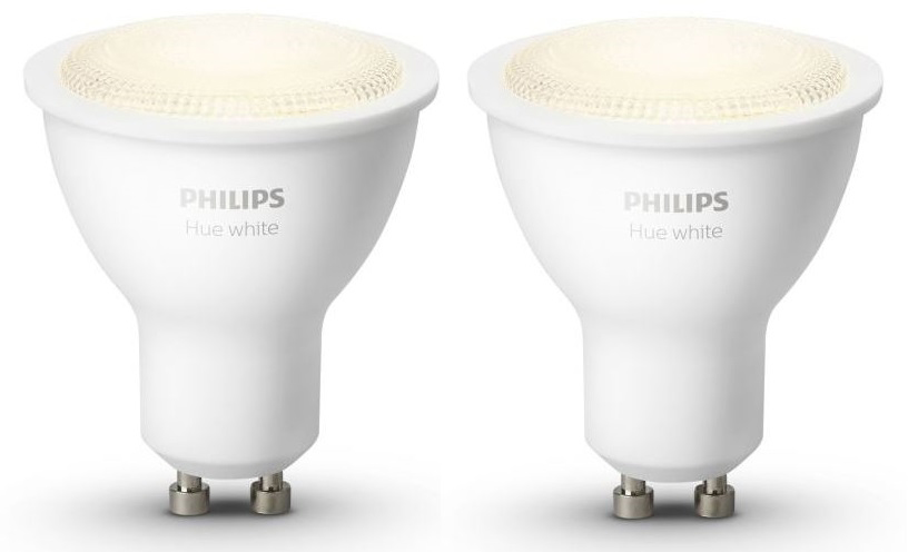 

Комплект умных светодиодных ламп Philips Hue White GU10 2 шт (White)