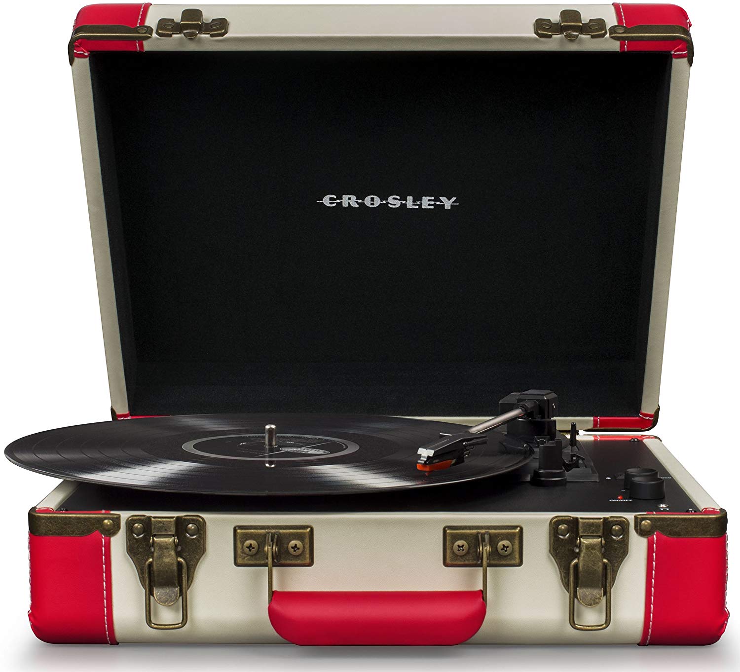 Виниловый проигрыватель Crosley Executive Deluxe CR6019D-RE (Red & White) купить в интернет-магазине icover