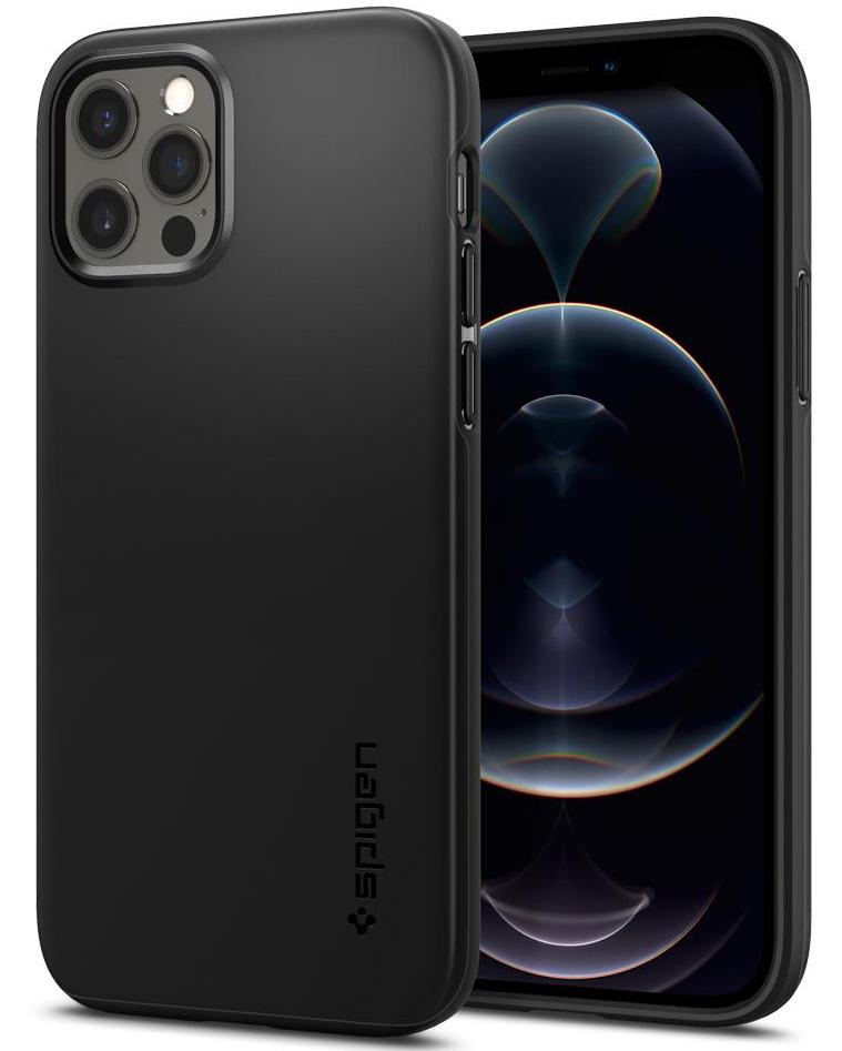 

Чехол Spigen Thin Fit (ACS01696) для iPhone 12/12 Pro (Black)