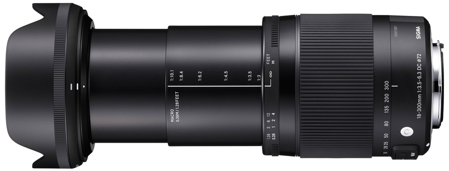 Объектив Sigma AF 18-300mm F3.5-6.3 DC MACRO OS HSM/C Canon (886954) купить в интернет-магазине icover