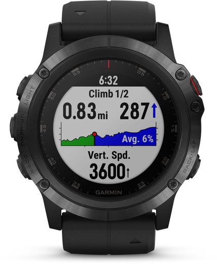 Умные часы Garmin Fenix 5X Plus 010-01989-01 (Black) купить в интернет-магазине icover