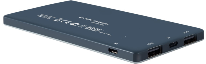 Canyon Li-Polymer Power Bank 5000 mAh (CNS-TPBP5DG) - внешний аккумулятор (Dark Grey) купить в интернет-магазине icover