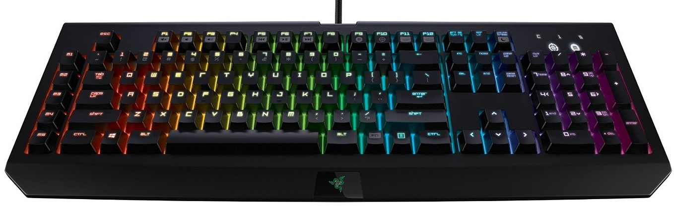 Razer BlackWidow Chroma (RZ03-01220900-R3R1) - игровая клавиатура (Black) купить в интернет-магазине icover