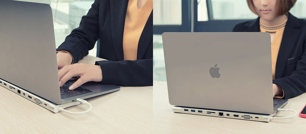 USB-концентратор Wiwu Apollo 11-in-1 USB-C (Space Grey) купить в интернет-магазине icover