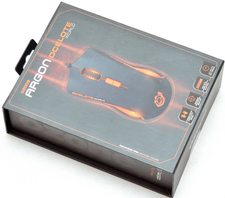 Ozone Argon Ocelote World - проводная игровая мышь (Black/Orange) купить в интернет-магазине icover
