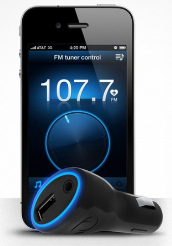 New Potato TuneLink Auto 2.1A - автомобильный Bluetooth-интерфейс для iPhone/iPod купить в интернет-магазине icover