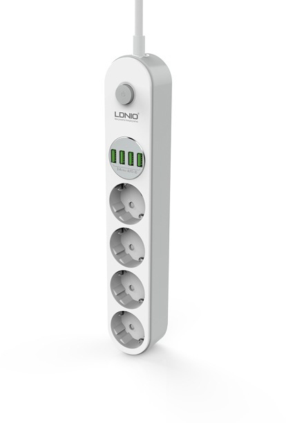 Сетевой удлинитель LDNIO 4U 2 м SE4432 (White) купить в интернет-магазине icover