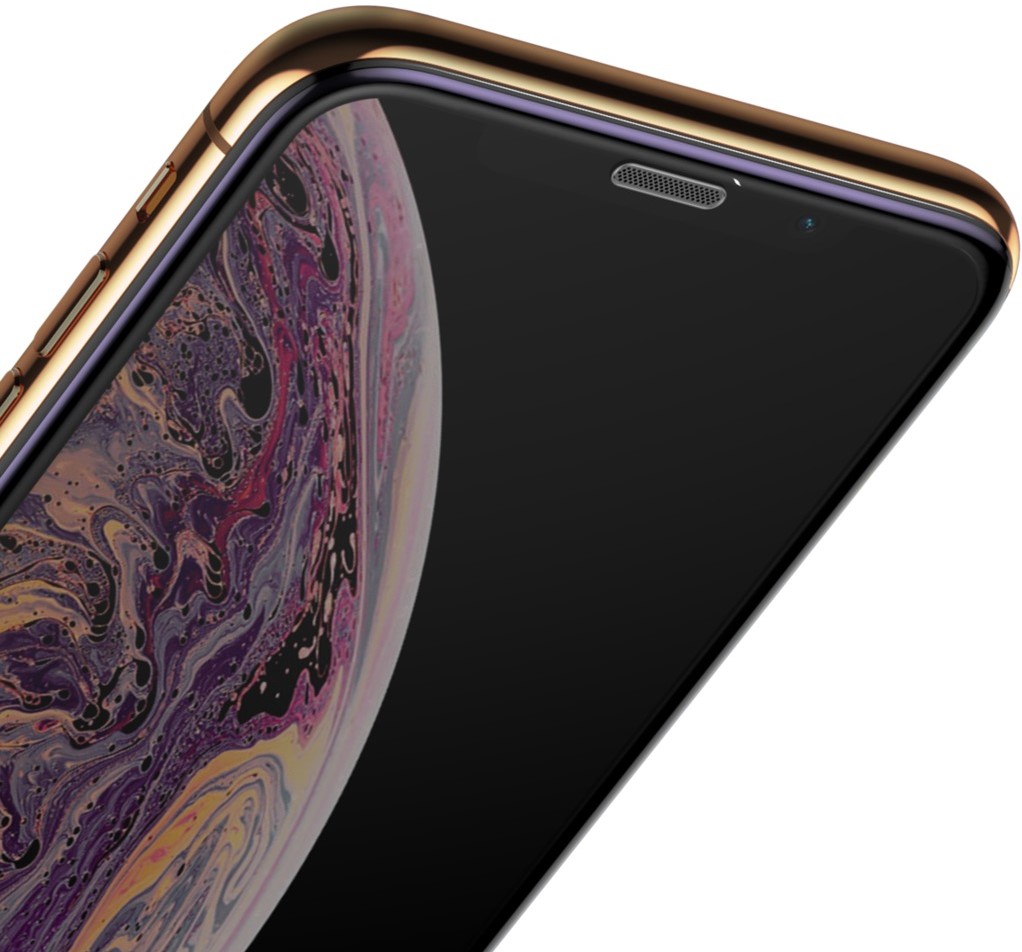 Защитное стекло Baseus Curved Anti-Blue Light (SGAPIPH58-WB01) для iPhone X/Xs (Black) купить в интернет-магазине icover