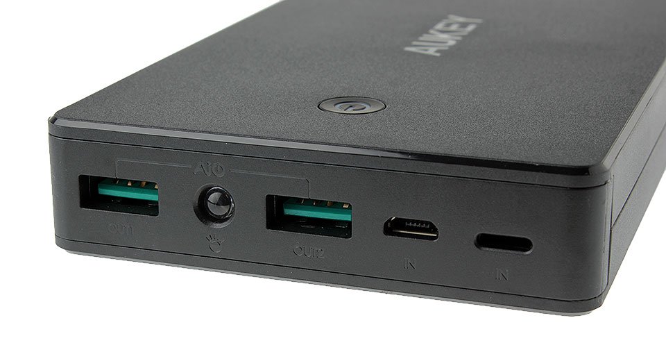 Внешний аккумулятор Aukey Lighting Input PB-N36 20000mAh (Black) купить в интернет-магазине icover