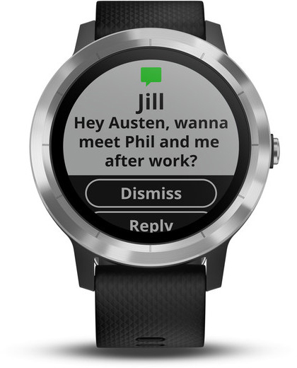 Умные часы Garmin Vivoactive 3 010-01769-02 (Black/Steel) купить в интернет-магазине icover