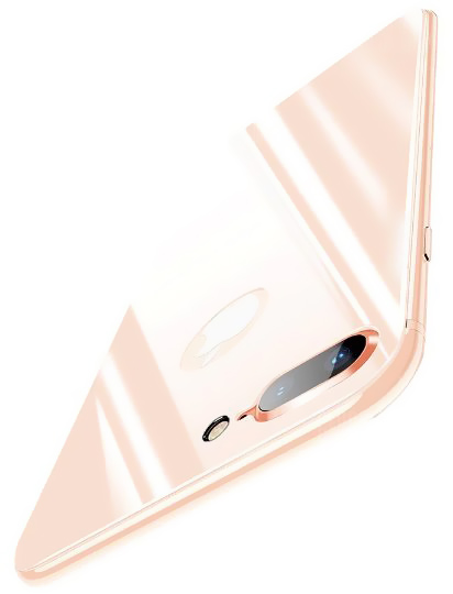 Защитное стекло Baseus 4D Tempered Back Glass SGAPIPH8P-4D0V для задней панели iPhone 8 Plus (Gold) купить в интернет-магазине icover