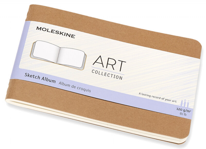 

Блокнот для рисования Moleskine Art Cahier Sketch Pocket (ARTSKA2P3) нелинованный (Biege)