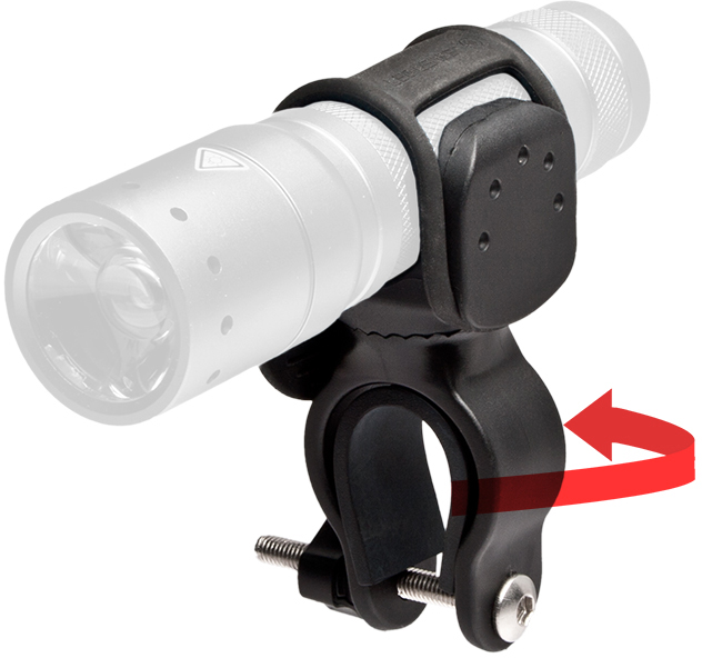 Универсальное велосипедное крепление для фонарей Led Lenser Universal Mounting Bracket 7799-PT (Black) купить в интернет-магазине icover
