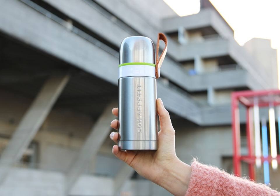 Термос Black+Blum Thermo-Flask (BAM-TF-S001) 350 мл (Сталь-лайм) купить в интернет-магазине icover