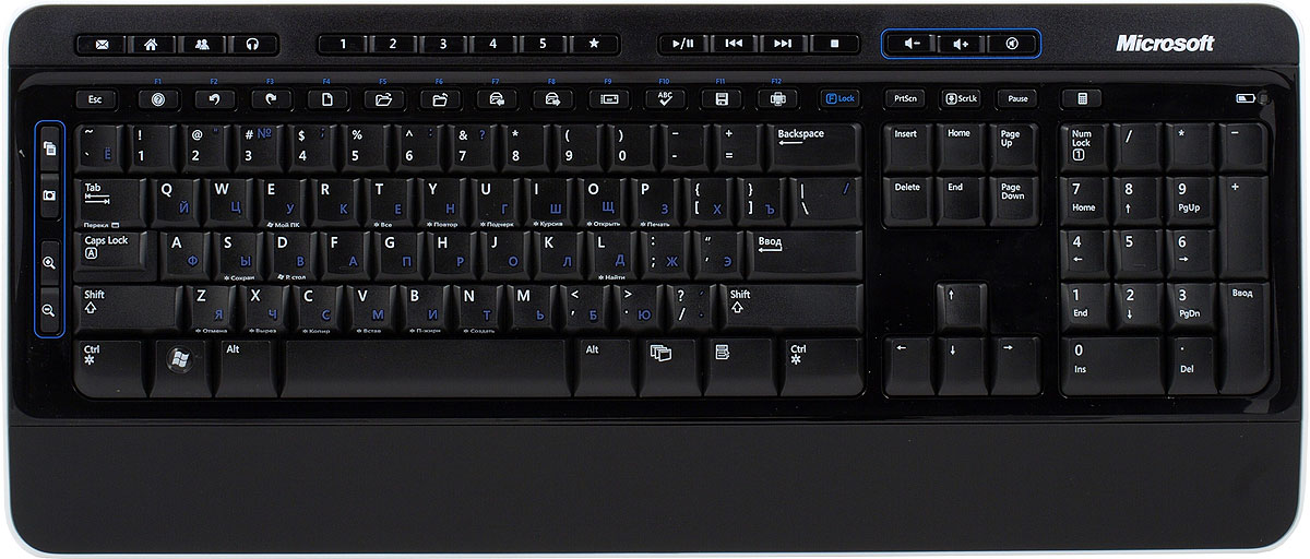 Беспроводные клавиатура и мышь Microsoft Wireless Desktop 3000 (MFC-00019) купить в интернет-магазине icover
