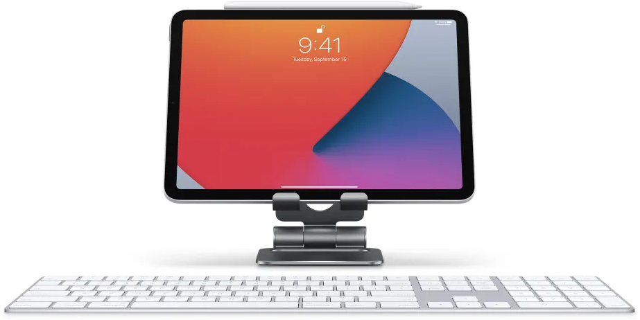 Подставка Satechi Aluminum Foldable Stand (ST-AFSM) для смартфонов и планшетов (Space Grey) купить в интернет-магазине icover