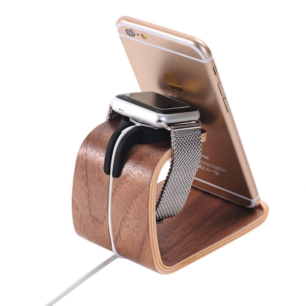 Samdi Natural Wood Docking Charge Station