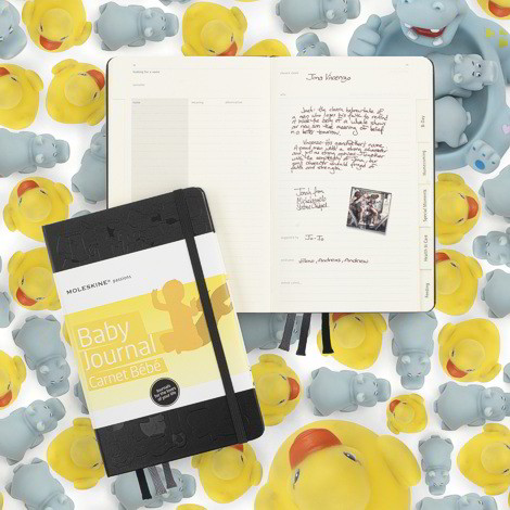 Moleskine Passion Baby Journal Large (PHBA3A) - блокнот в линейку (Black) купить в интернет-магазине icover