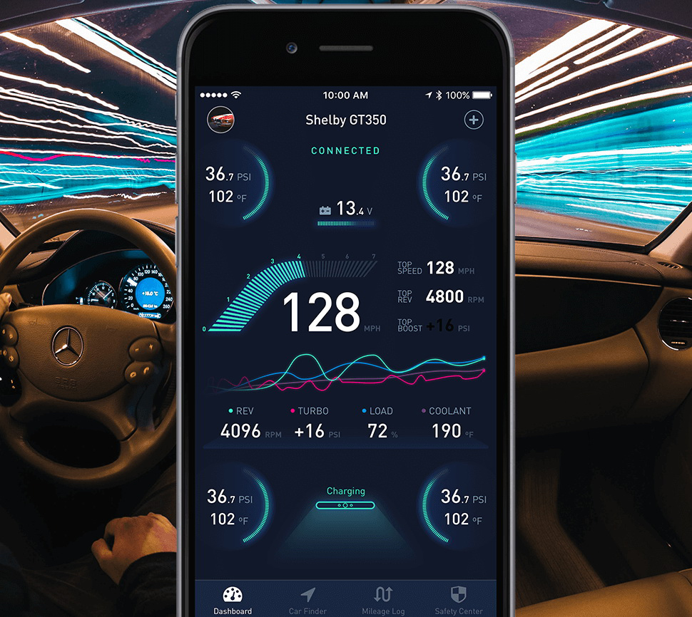 Диагностический адаптер Nonda ZUS Smart Vehicle Health Monitor ZUHMBKBTV (Black) купить в интернет-магазине icover
