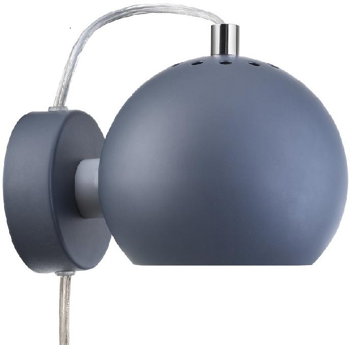 

Лампа настенная Ball, голубая матовая, Ball