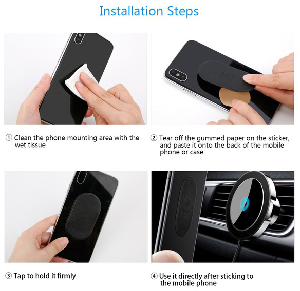 Автомобильный держатель Baseus Big Ears Car Mount Wireless Charger WXER-01 (Black) купить в интернет-магазине icover
