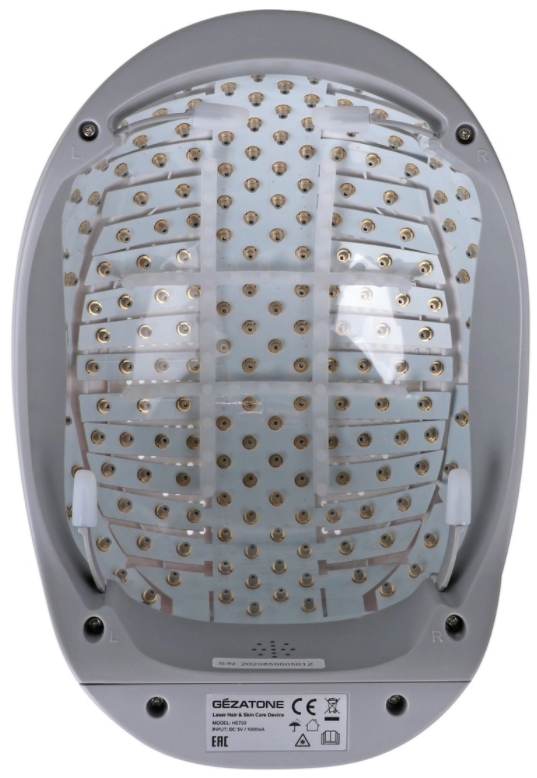 Лазерный аппарат-шлем от выпадения волос Gezatone Laser Helmet (White) купить в интернет-магазине icover