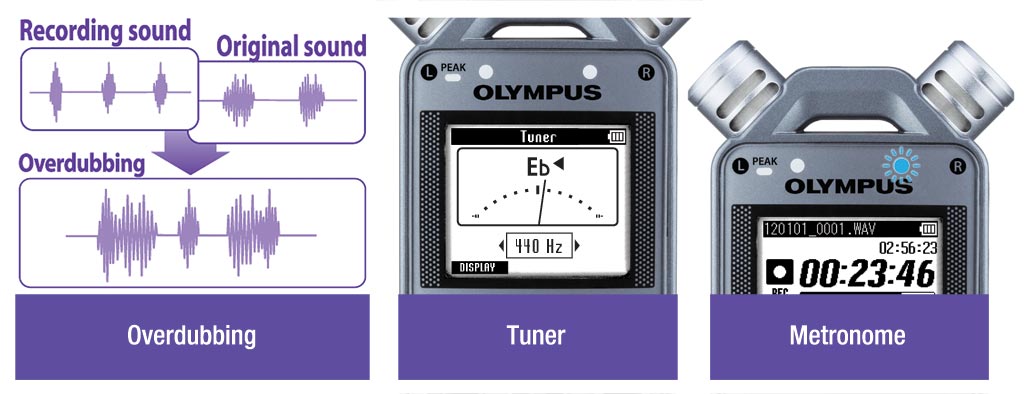 Olympus LS-12 - линейный PCM-диктофон (Silver) купить в интернет-магазине icover