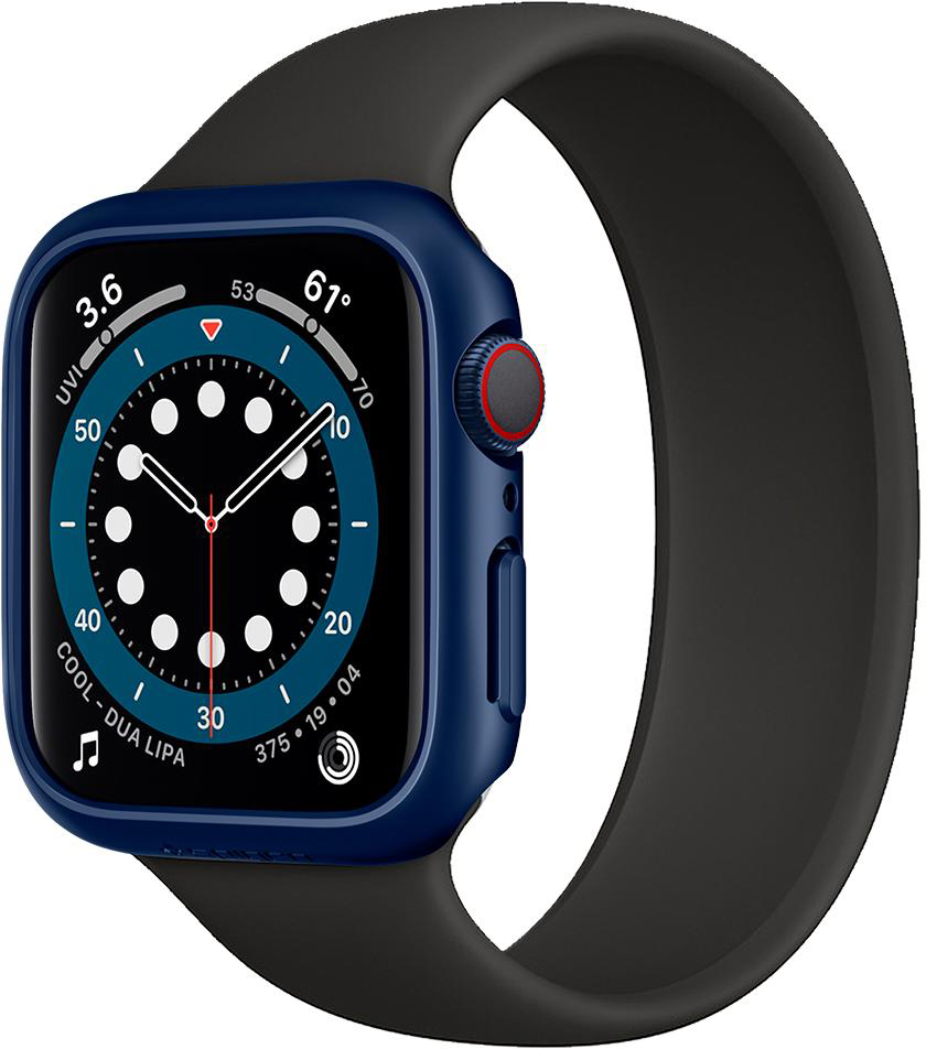 

Чехол Spigen Thin Fit (ACS02223) для Apple Watch Series SE/4/5/6 44 mm (Metallic Blue)