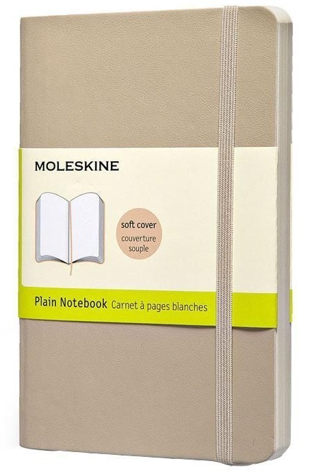 Нелинованный блокнот Moleskine Classic Soft Pocket QP613G4 (Beige) купить в интернет-магазине icover