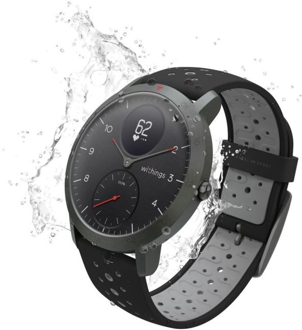 Умные часы Withings Steel HR Sport (Black) купить в интернет-магазине icover