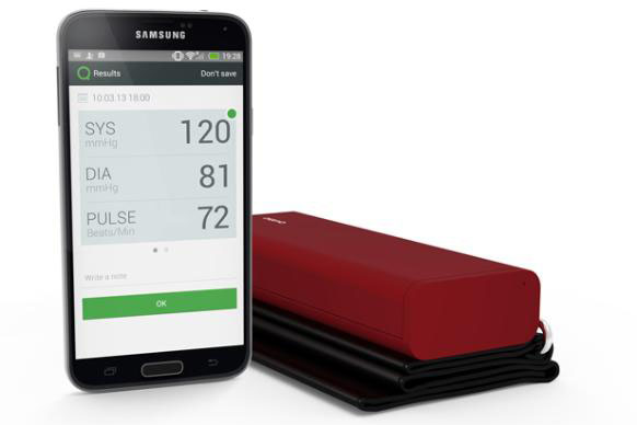 Qardio Arm A100 - беспроводной тонометр (Red) купить в интернет-магазине icover