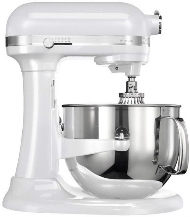 Планетарный миксер KitchenAid Artisan 6.9 л 5KSM7580XEFP (Frosted Pearl) купить в интернет-магазине icover