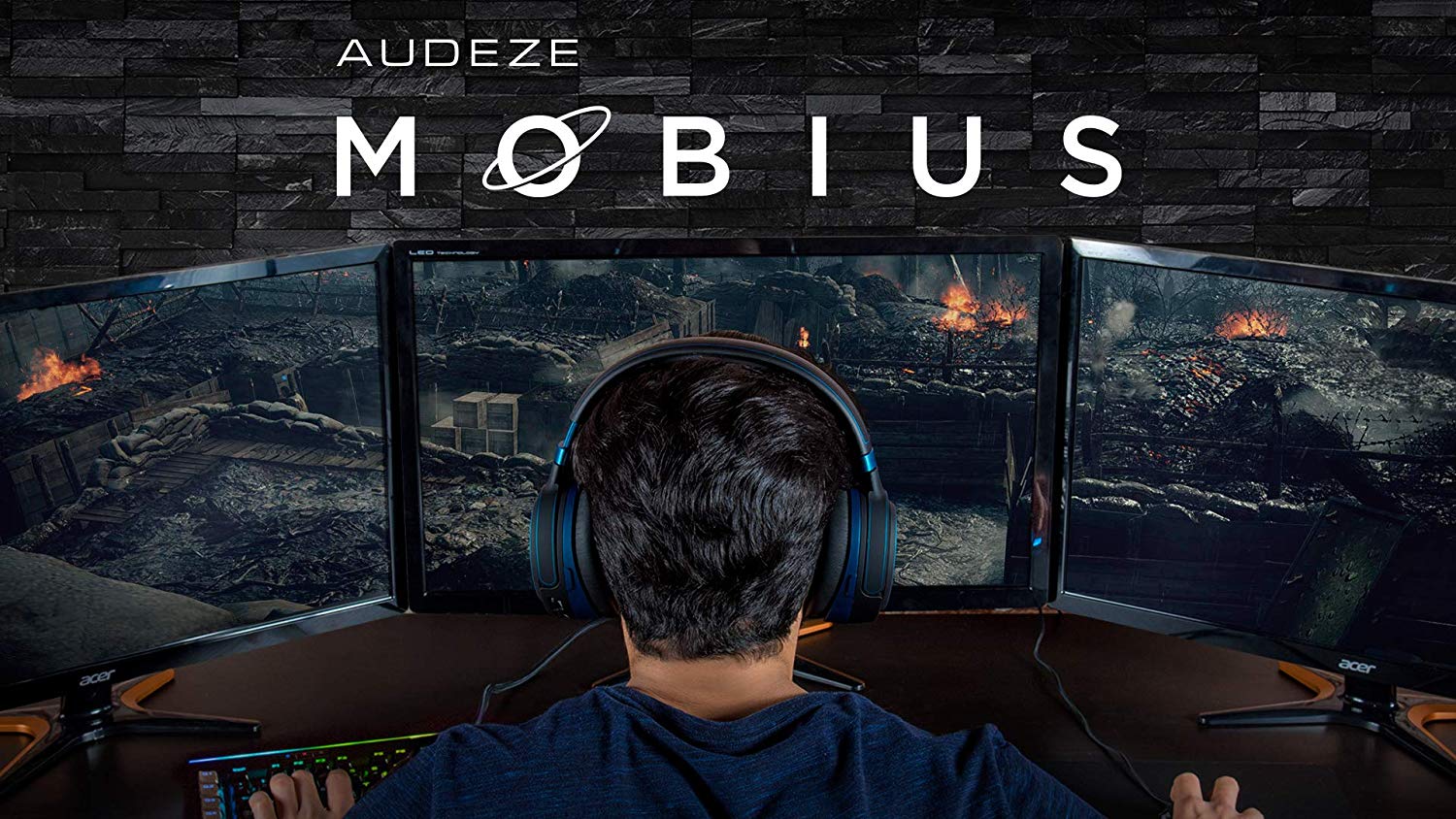 Полноразмерные наушники Audeze Mobius (Team Blue) купить в интернет-магазине icover