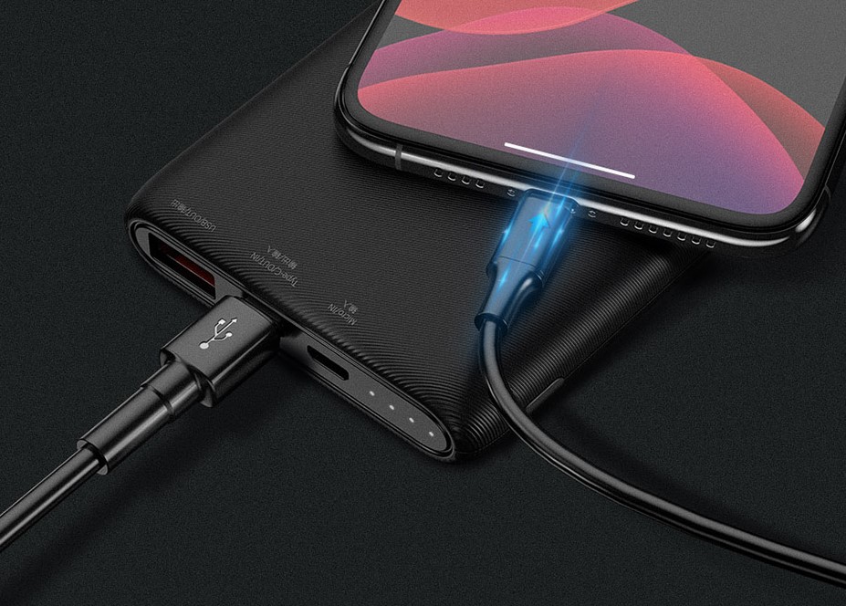 Внешний аккумулятор Baseus 10000mAh 18W PPDML-01 Quick Charge (Black) купить в интернет-магазине icover