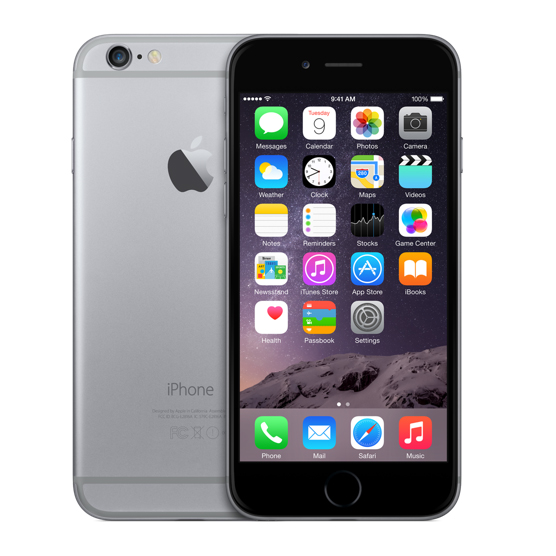 Смартфон Apple iPhone 6 16Gb 4.7" Space Gray (MG4A2RU/A) купить в интернет-магазине icover
