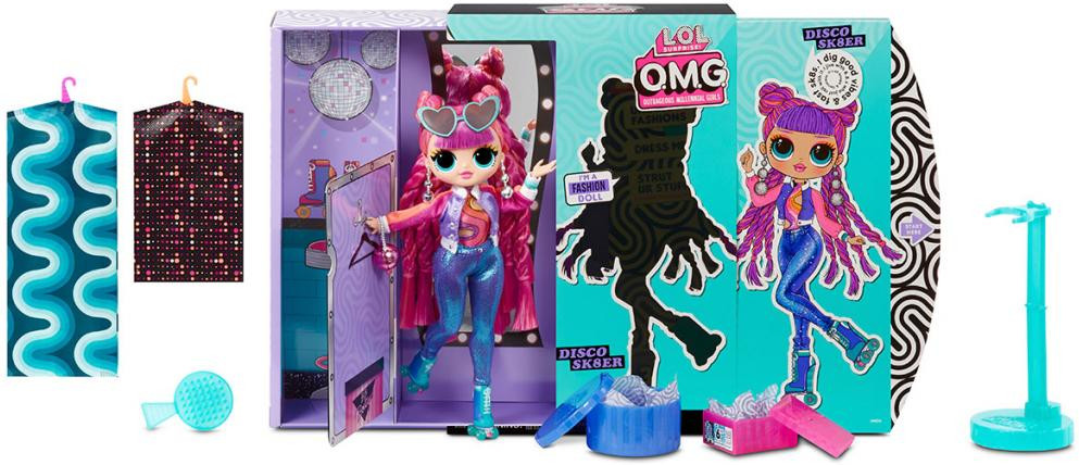Кукла-сюрприз LoL OMG 3 Series Disco Sk8er (567196) купить в интернет-магазине icover