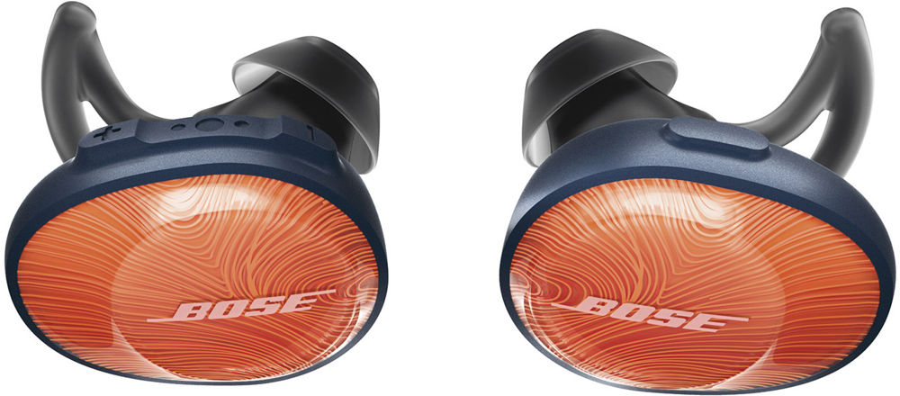 Bluetooth-наушники Bose SoundSport Free с микрофоном (Bright Orange) купить в интернет-магазине icover