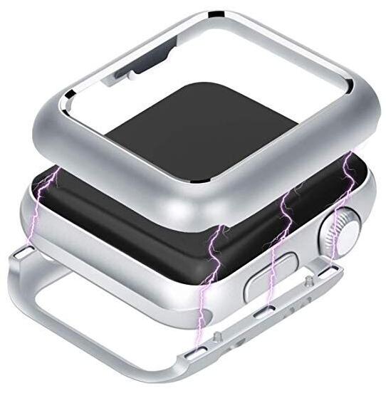 Чехол COTEetCI Aluminium Magnet Case (CS7058-TS) для Apple Watch Series SE/6/4 44 mm (Silver) купить в интернет-магазине icover