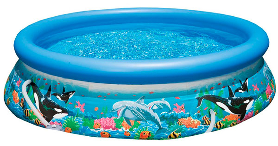 Intex Easy Set Ocean Reef Pool (C54906) - надувной бассейн 366х76см (Blue) купить в интернет-магазине icover